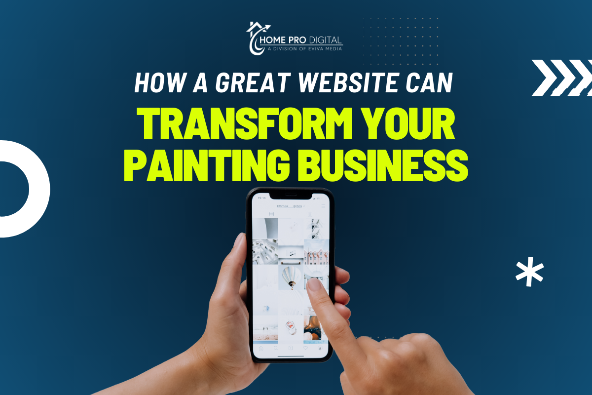 how a great website can transform your painting business