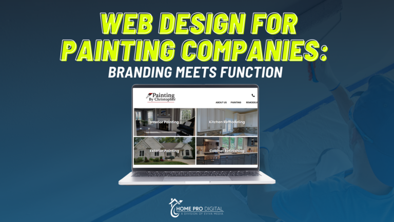 Web design for painting companies