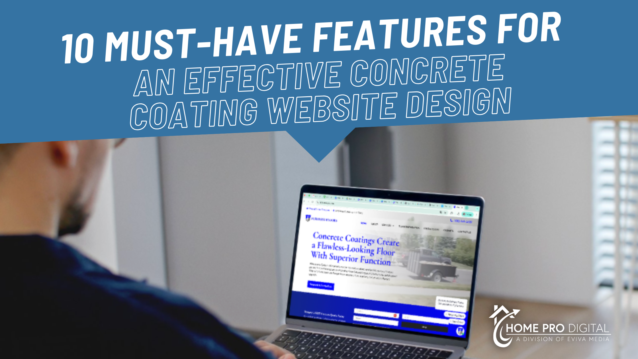 Concrete Coating Website Design