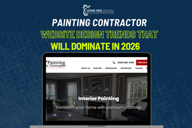 Painting Contractor Website Design